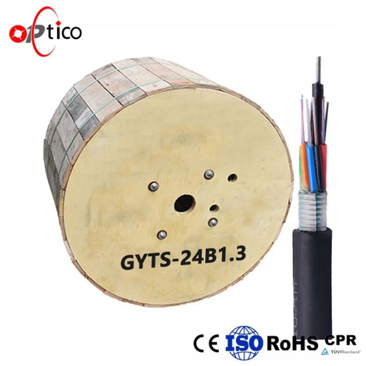 GYTA / GYTS 24 Cores Single Mode G652D Fiber Optic Cable